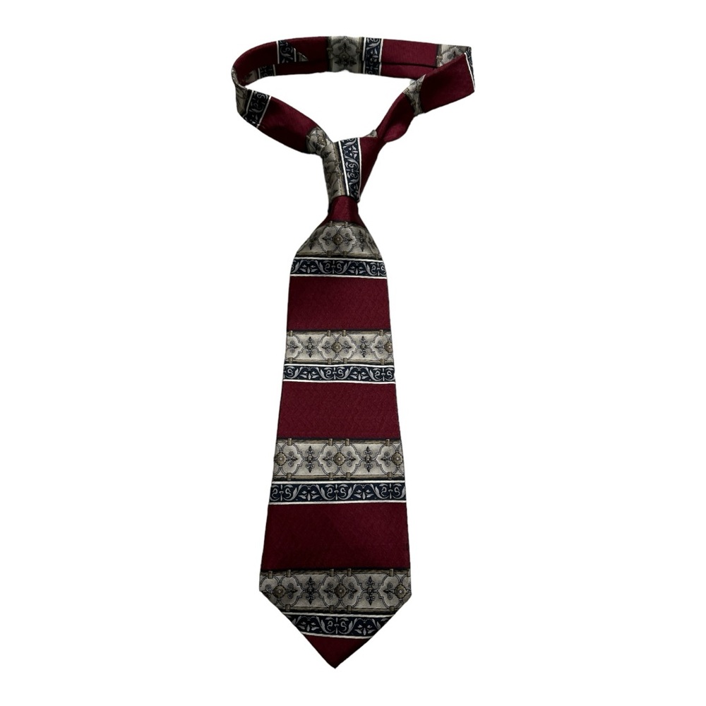 Stafford Neck Tie Men's Silk USA Made L57 1/2” x W4” Multicolor ￼